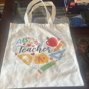 Colorful Teacher Tote Bag
